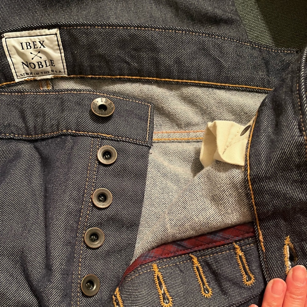 Ibex X Noble Wool Blend Limited Edition Rare Truman Fit Jeans